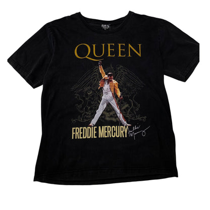 Bootleg Queen Freddie Mercury Black Graphic Tee