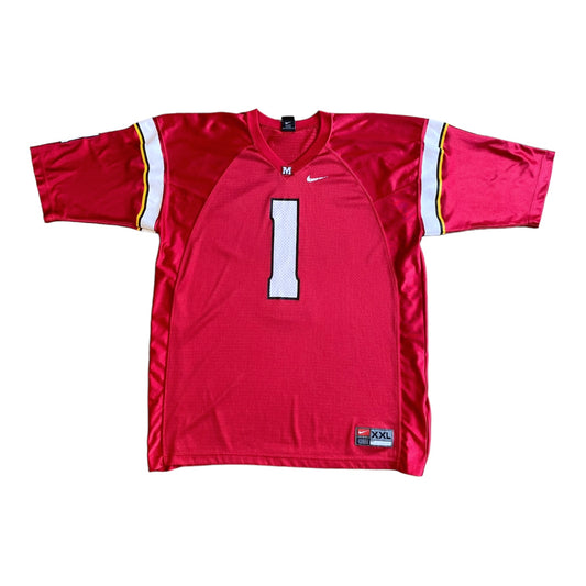 Nike #1 Red American Football Jersey