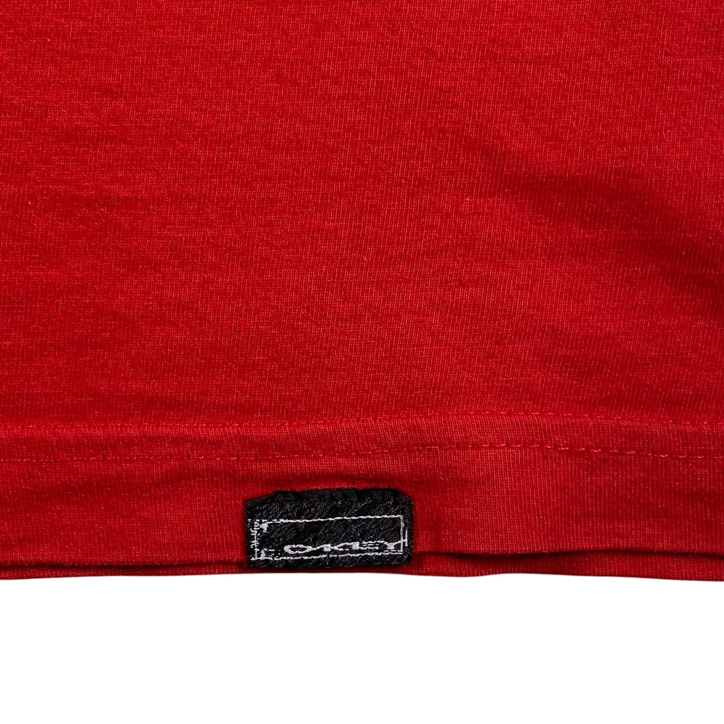 Oakley Distressed Spellout Red T-Shirt