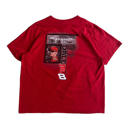 Vintage Dale Jr #8 Red NASCAR T-Shirt