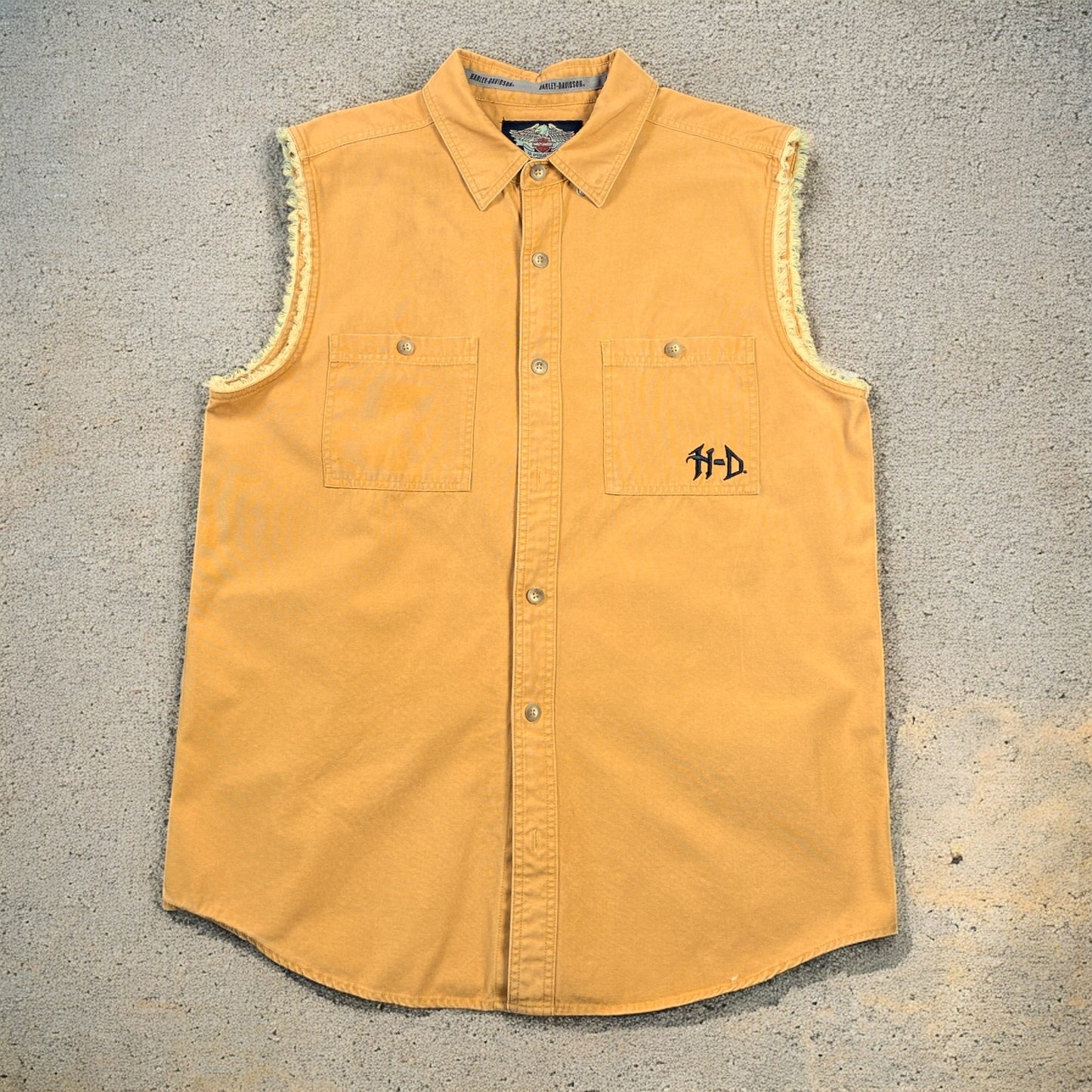 Harley Davidson Yellow Snake Vest