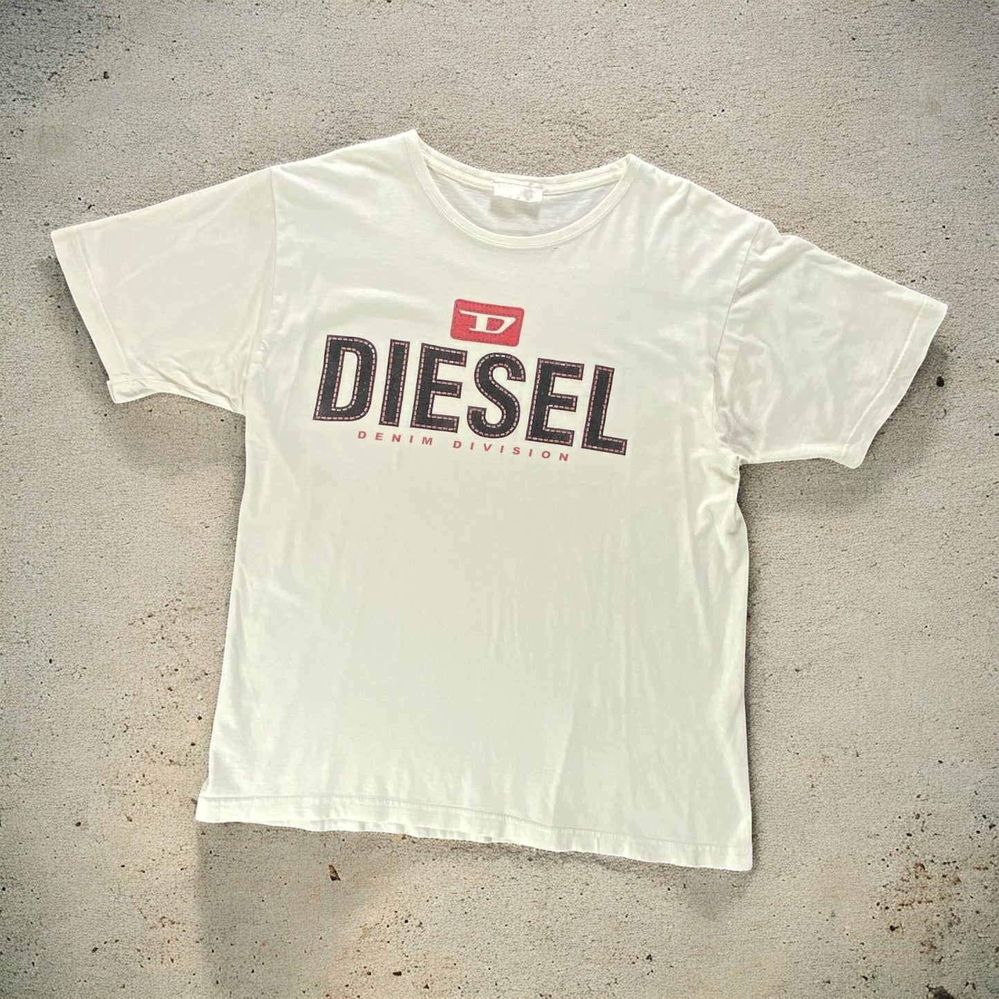 Diesel Denim Division White T-shirt