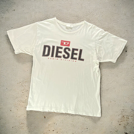 Diesel Denim Division White T-shirt