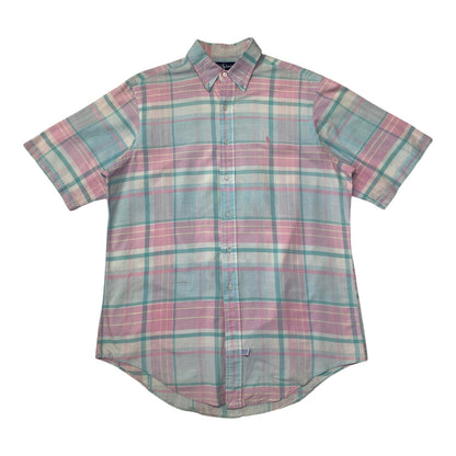 Ralph Lauren Hand Woven Pastel Madras Plaid Shirt