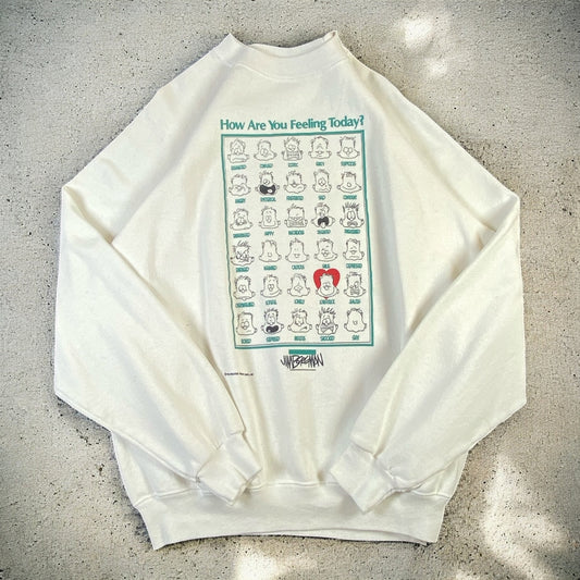 Vintage Jim Borgman graphic How Are You Feeling Today Sweater