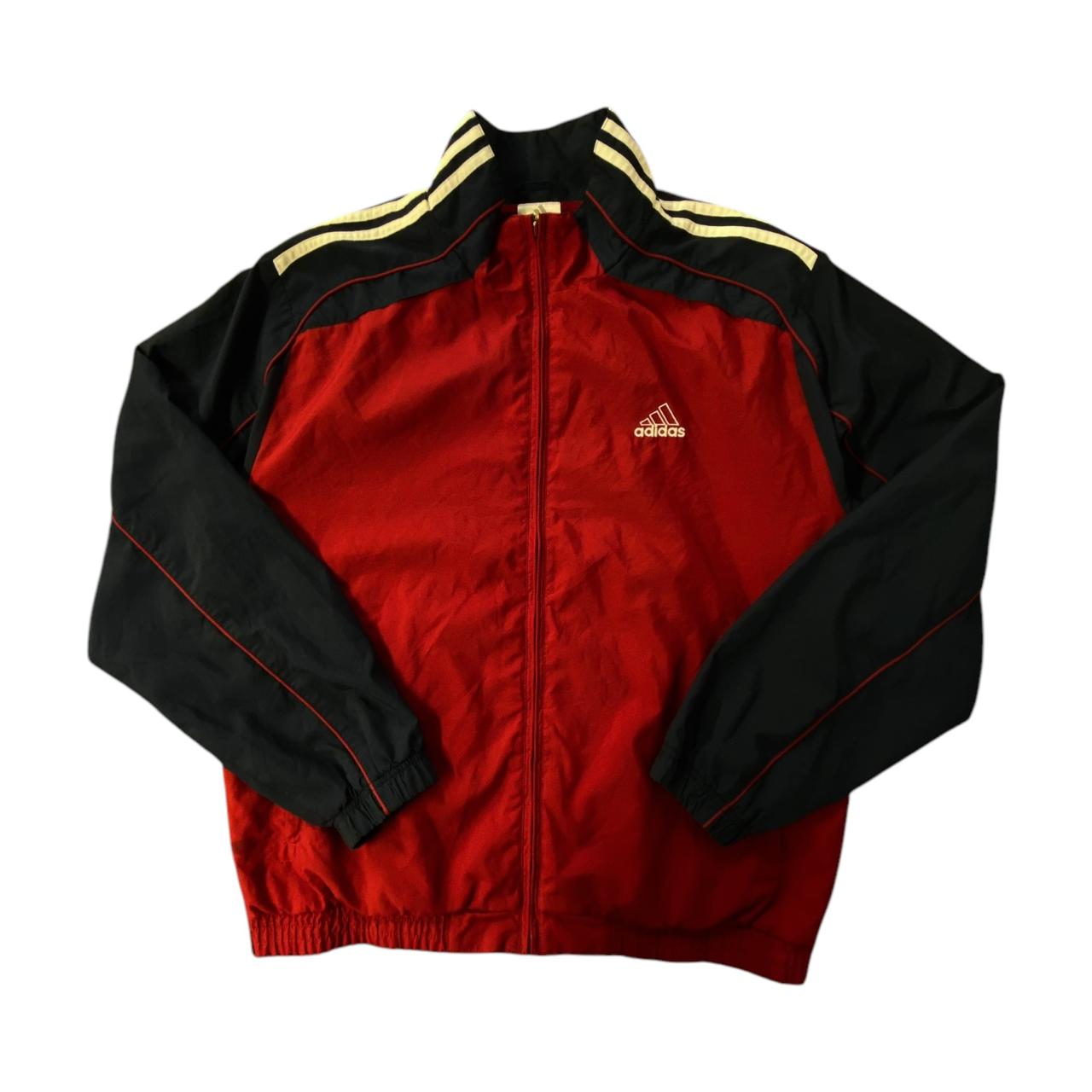 Vintage Adidas Red Windbreaker