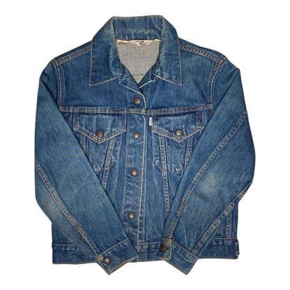 Digg It Thrift & Vintage 1970s Levi's for Gals blue denim trucker jacket with button-up front and chest pockets