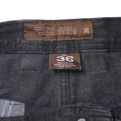 Jordan Craig Dark Grey Jeans Shorts