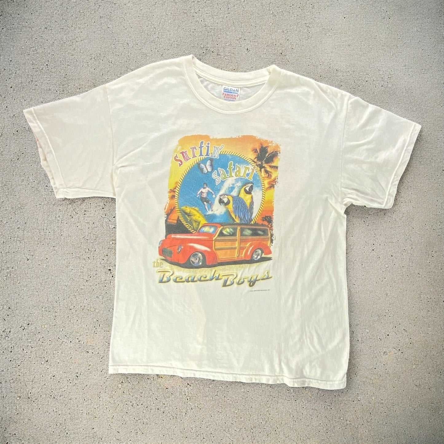 Surfin Safari The Beach Boys White T-shirt