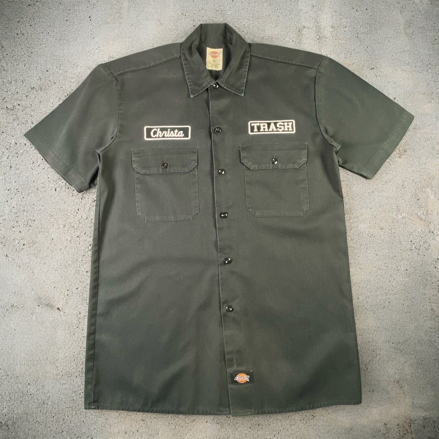 Dickies Christa Trash Black Shirt 53 74 tagged as small