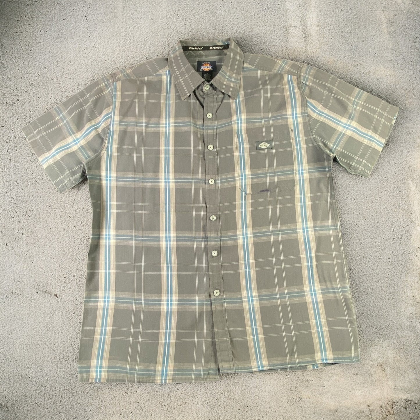 Dickies Blue / Grey Checkers Shirt