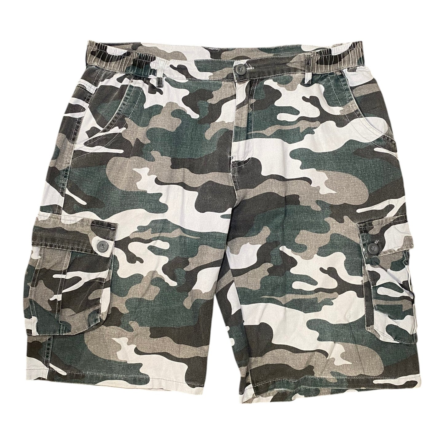 Urban Grey Camo Cargo Shorts