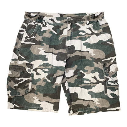 Urban Grey Camo Cargo Shorts