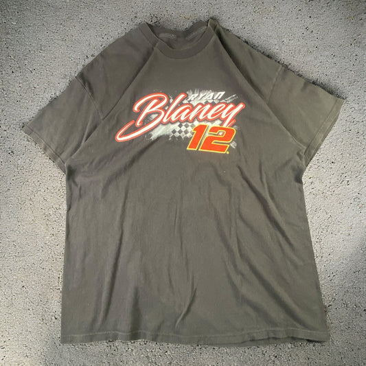 Ryan Blaney Team Penske Nascar Black T-shirt