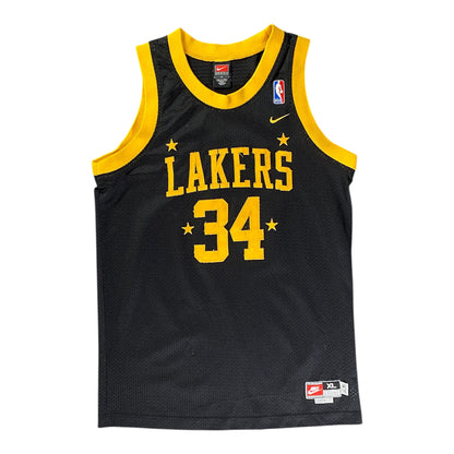 Nike NBA Los Angeles Lakers Shaquille O'Neal Black Jersey