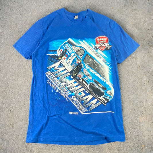 Jeff Gordon Quicken Blue Michigan Nascar T-shirt
