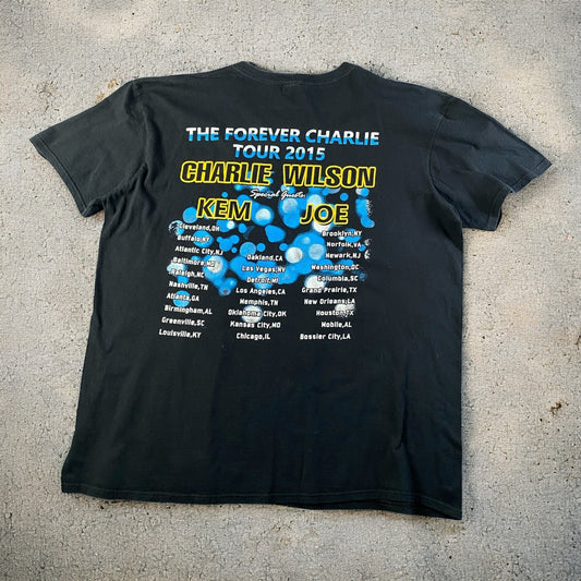 Charlie Wilson, Kem, & Joe "The Forever Charlie Tour" Concert T-shirt