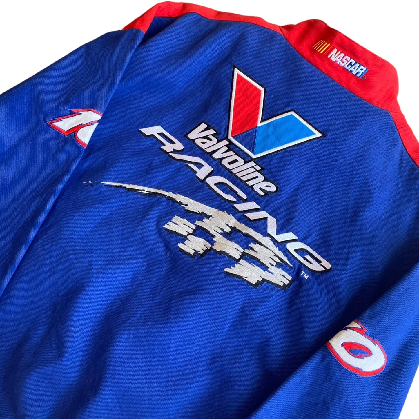 Vintage Nascar Johnny Benson Valvoline Racing Jacket Winston Cup