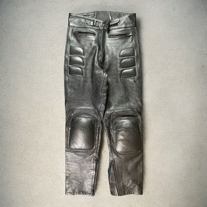Bicker Black Leather Pants