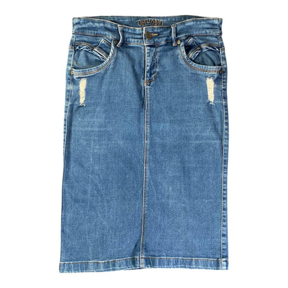 Off-Zero Denim Skirt