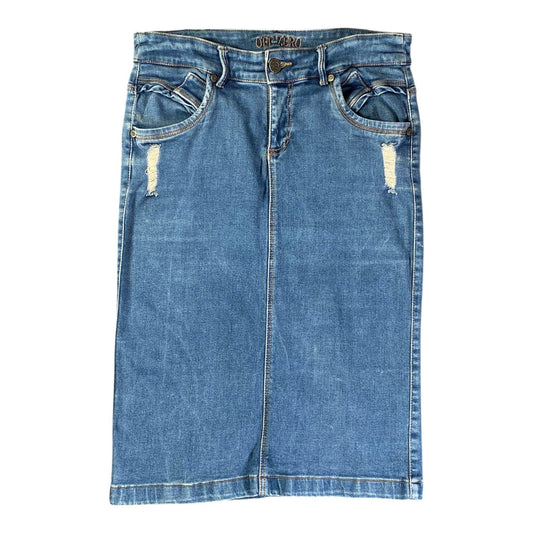 Off-Zero Denim Skirt