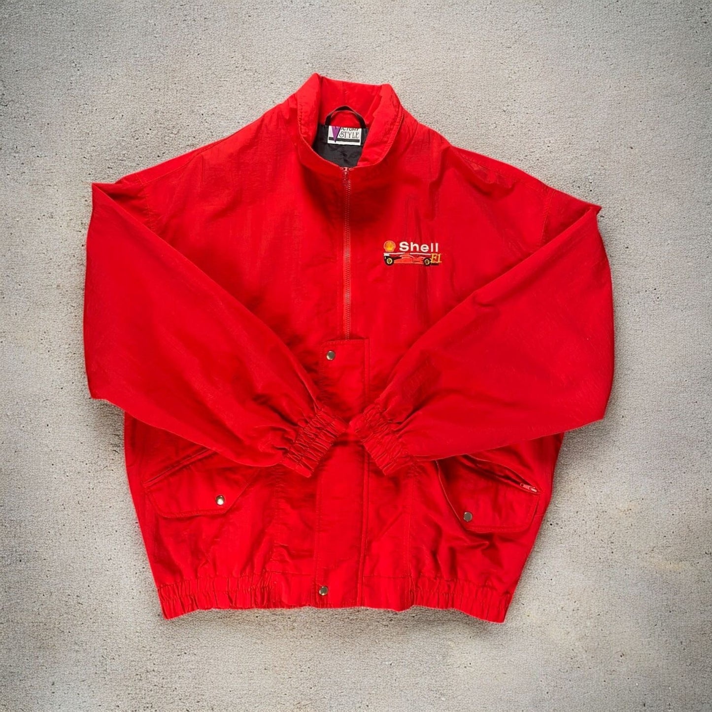 Vintage SHELL F1 Red Jacket