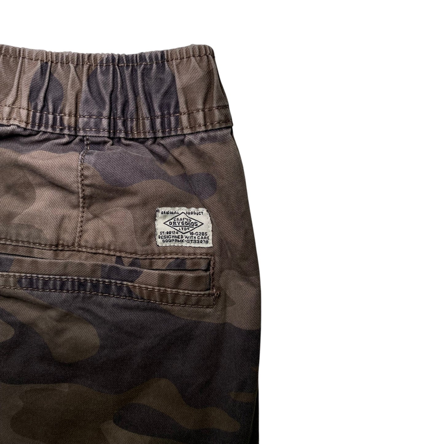 Cedarwood State Elastic Waist Camo Cargo Shorts
