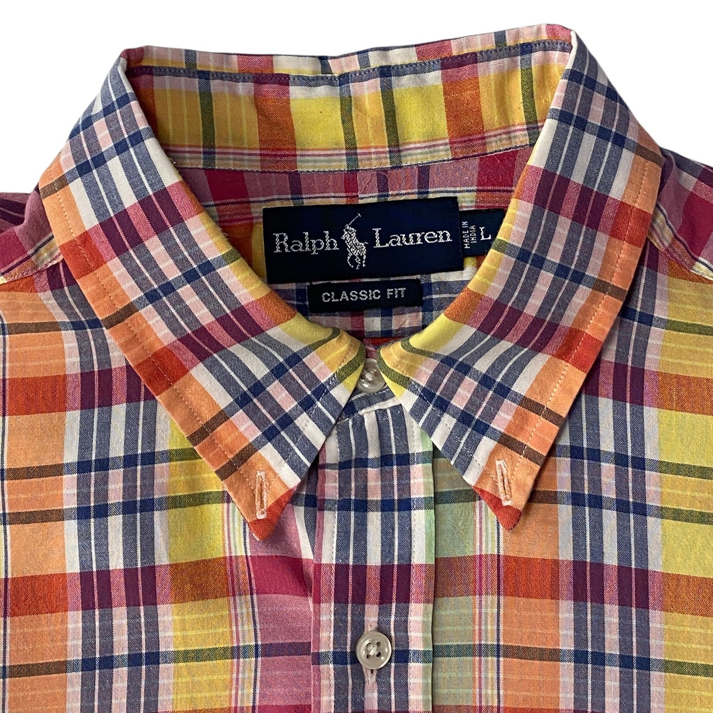 Ralph Lauren Plaid Checkered Button Down Shirt