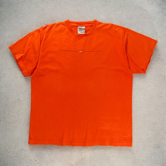 Vintage Nike Center Logo Orange T-shirt