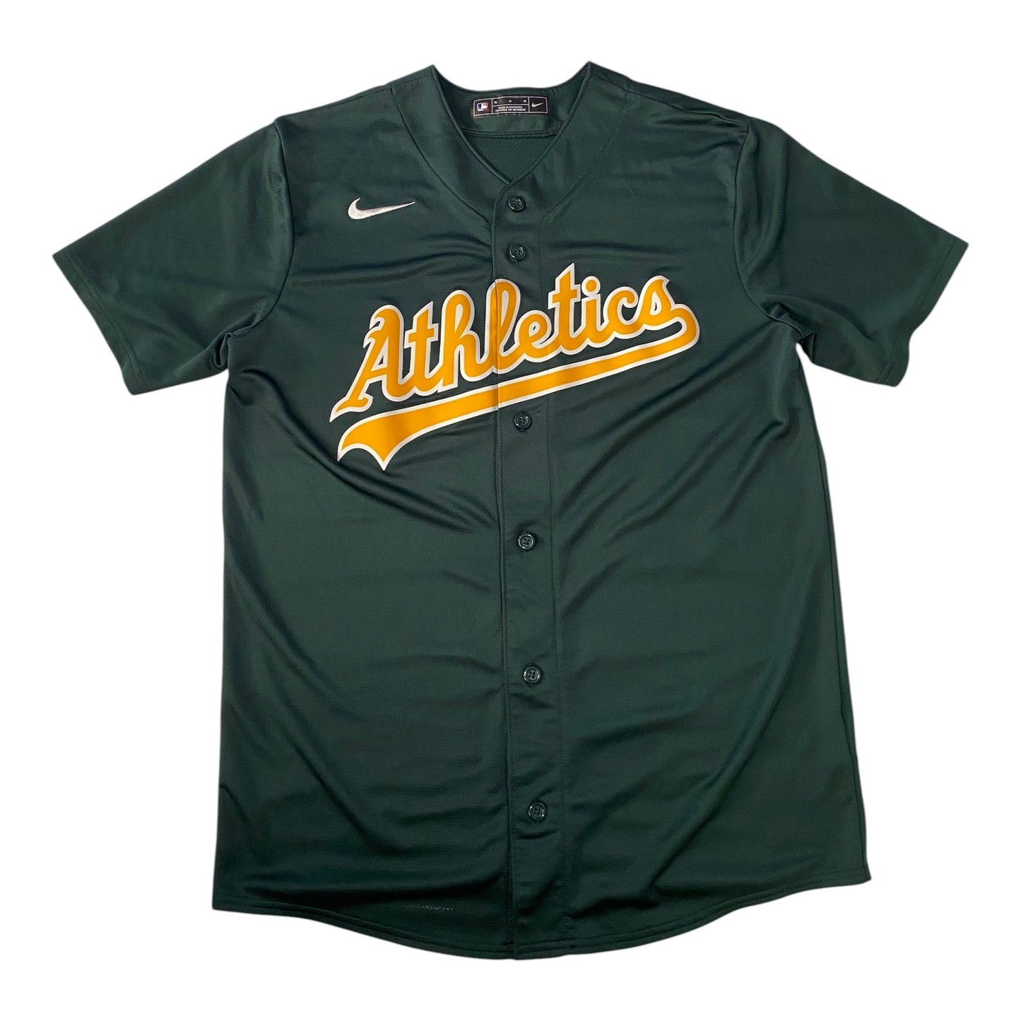 Nike Oakland Athletics alternate replica jersey featuring