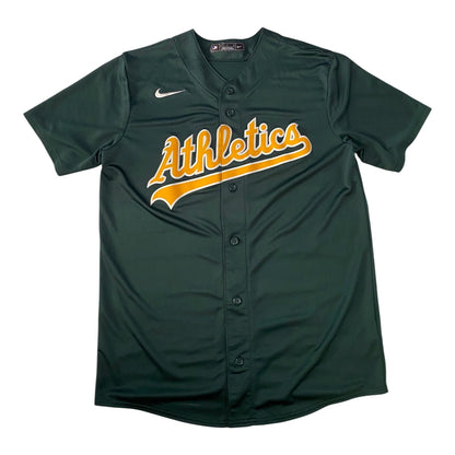 Nike Oakland Athletics alternate replica jersey featuring
