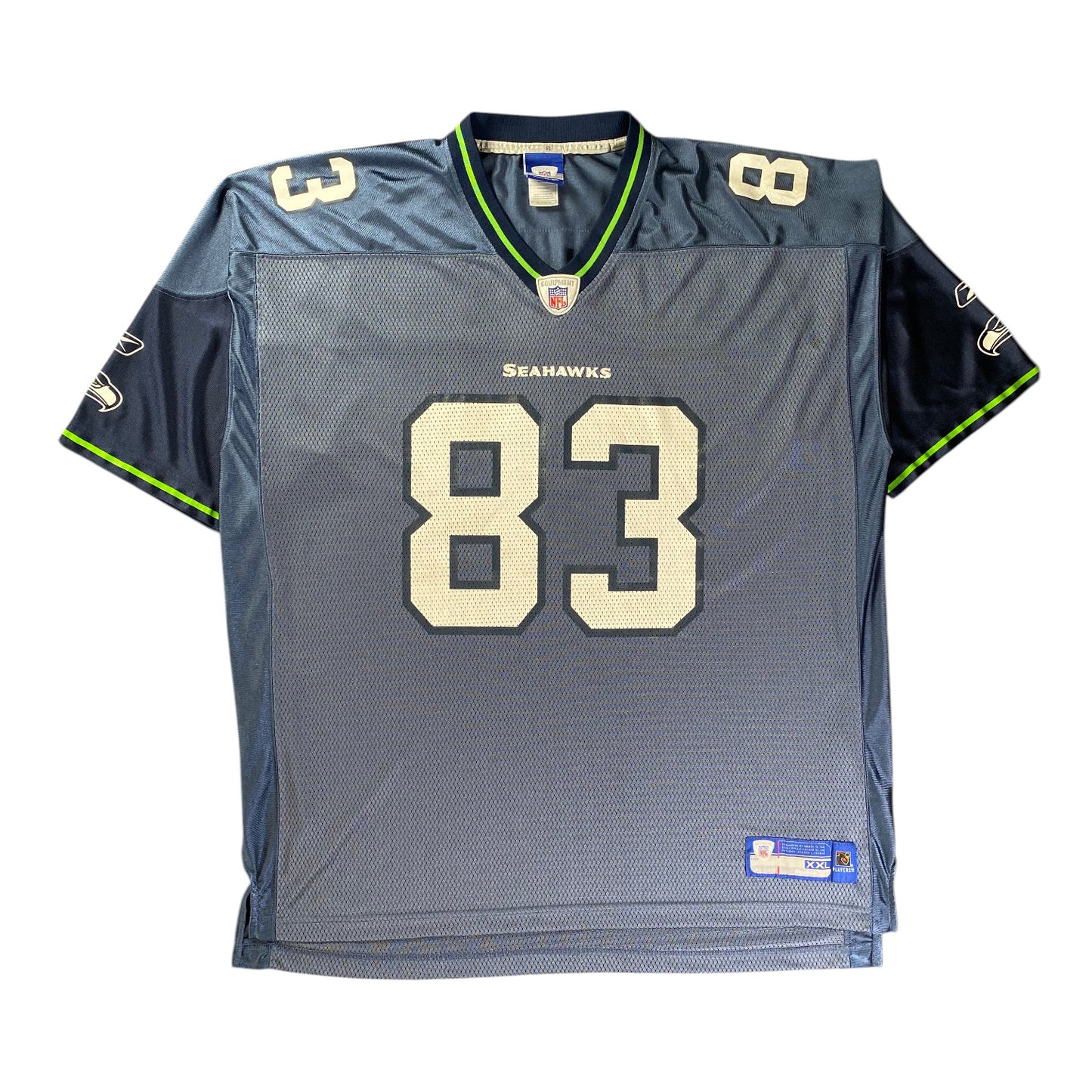 Reebok NFL Seattle Seahawks Deion Branch Navy Blue Jersey