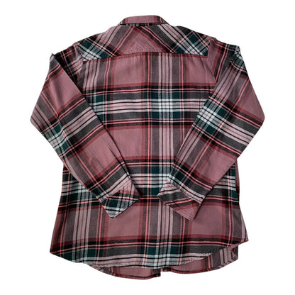 Dickies Women's Long Sleeve Plaid Flannel Shirt