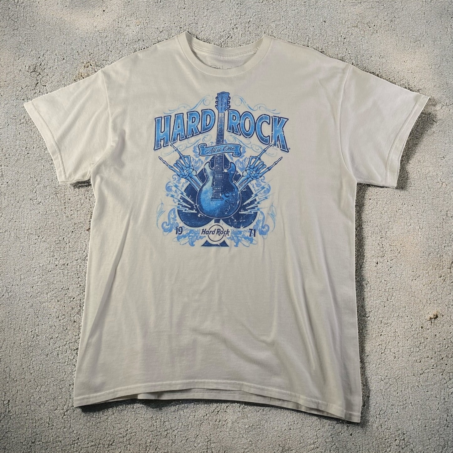 Hard Rock Cafe All Is One White T-shirt