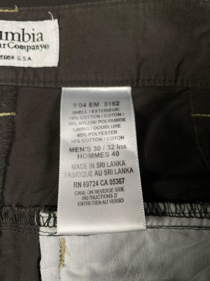 Columbia Dark Green Cargo Pants