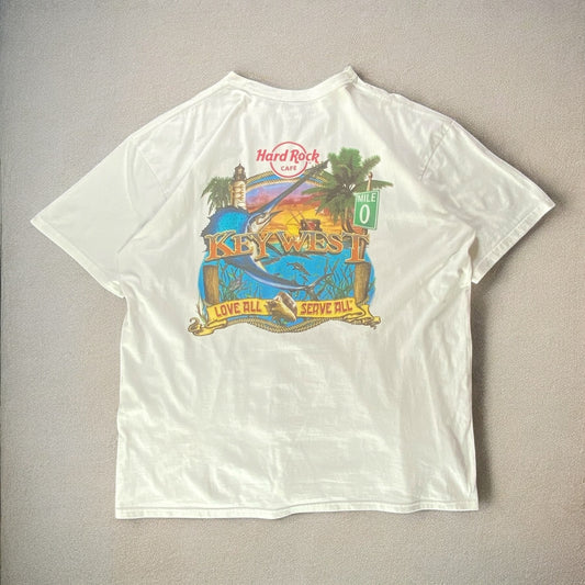 Hard Rock Key West Love All Serve All White T-shirt