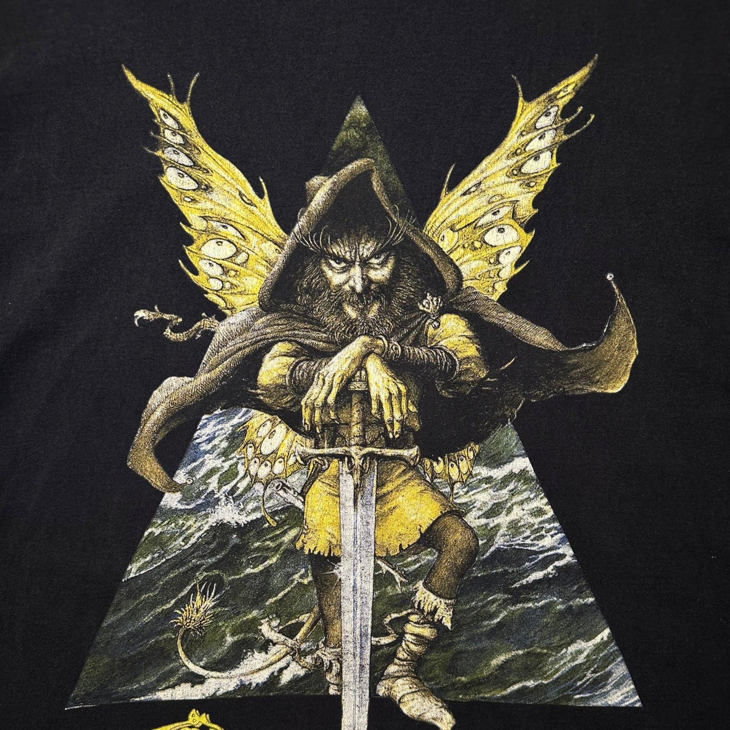 Vintage Jethro Tull European Tour Graphic Black T-shirt
