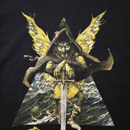Vintage Jethro Tull European Tour Graphic Black T-shirt