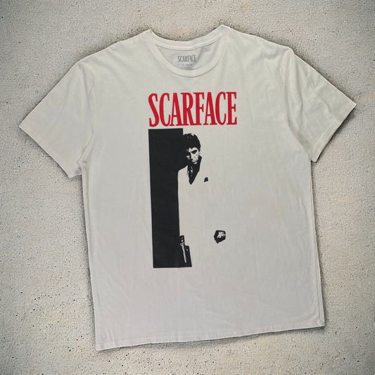 Scarface Retro White T-shirt
