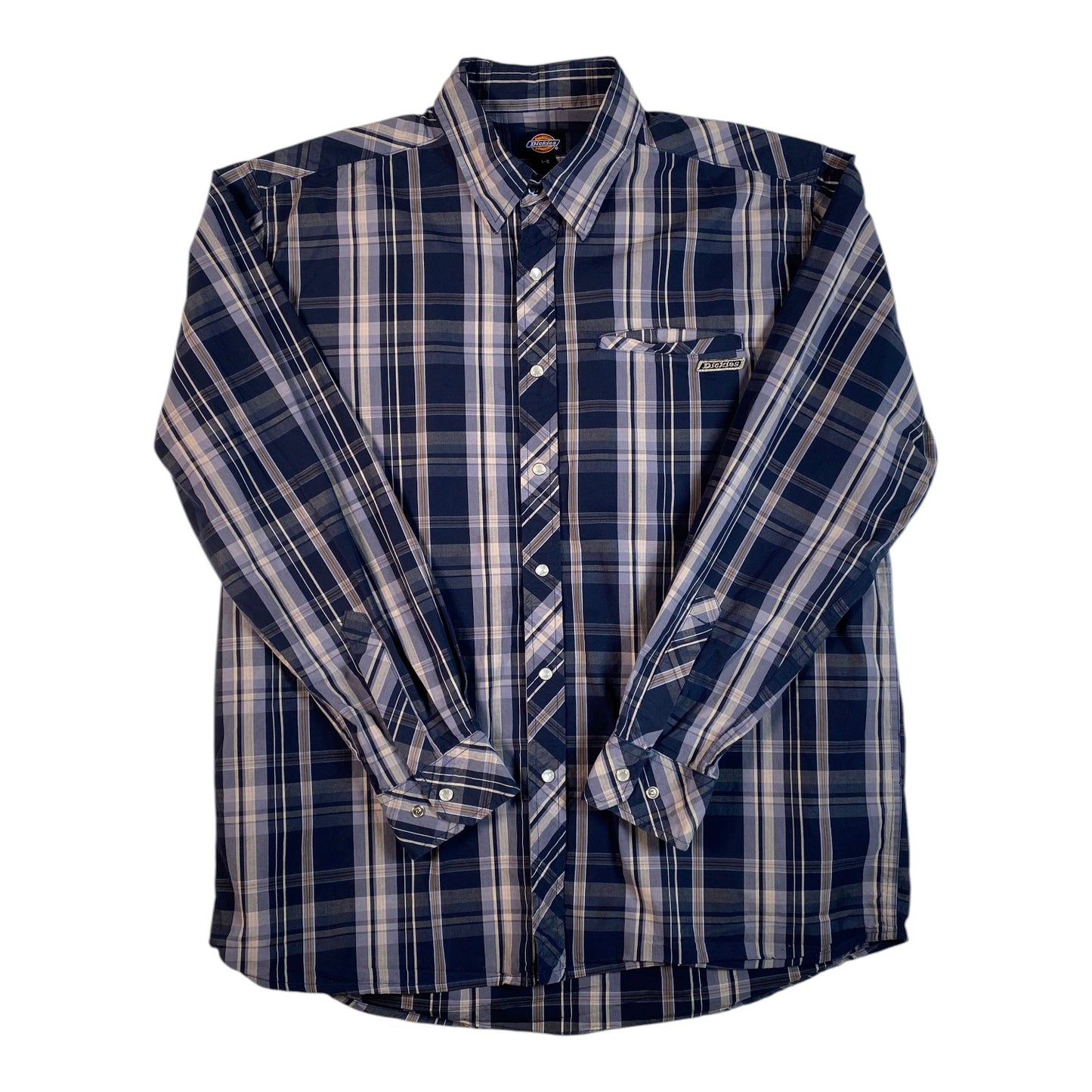 Dickies Long Sleeve Plaid Work Shirt