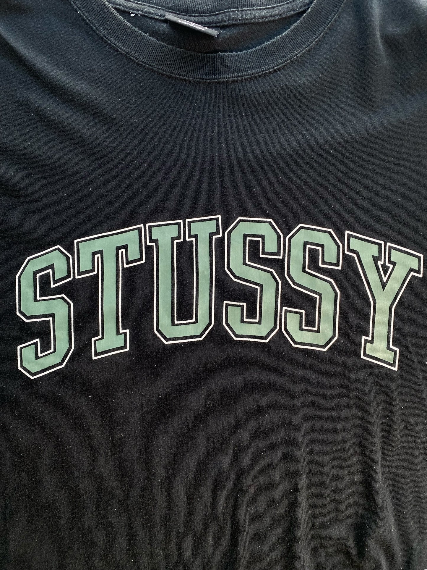 Stussy Collegiate Black Tee