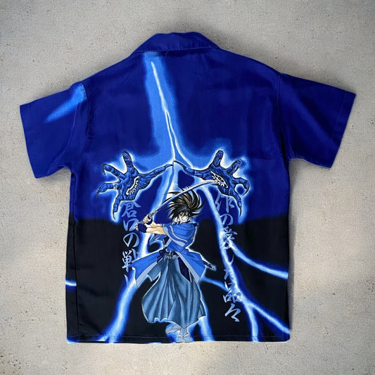 Snow Dragon Graphic Blue Shirt