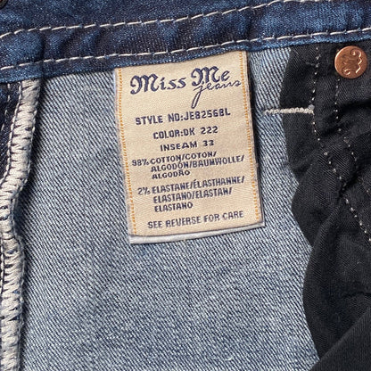 Wmns Miss Me Dark Wash Signature Boot Jeans
