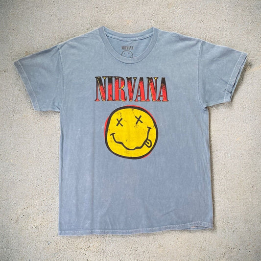 NIrvana Graphic Blue T-shirt
