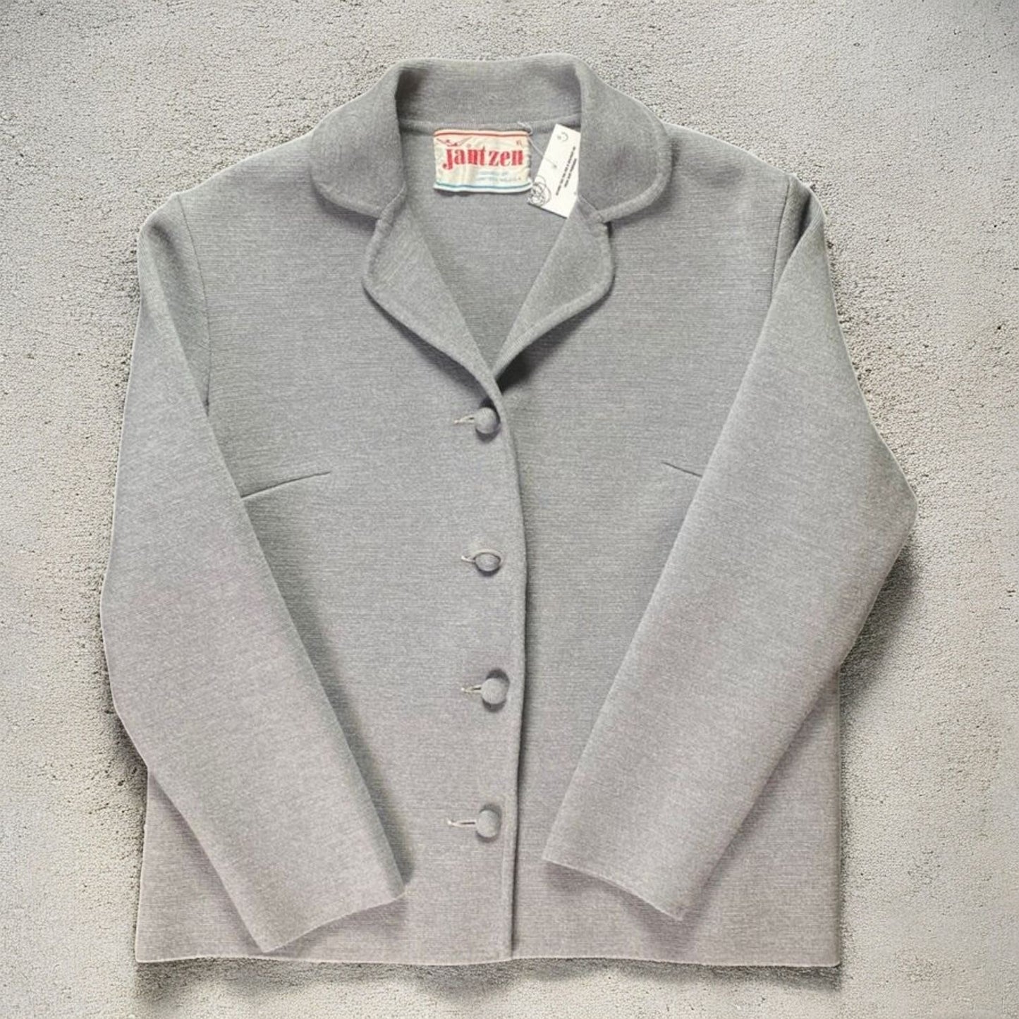Jaintzen Wmns Grey Cropped Blazer