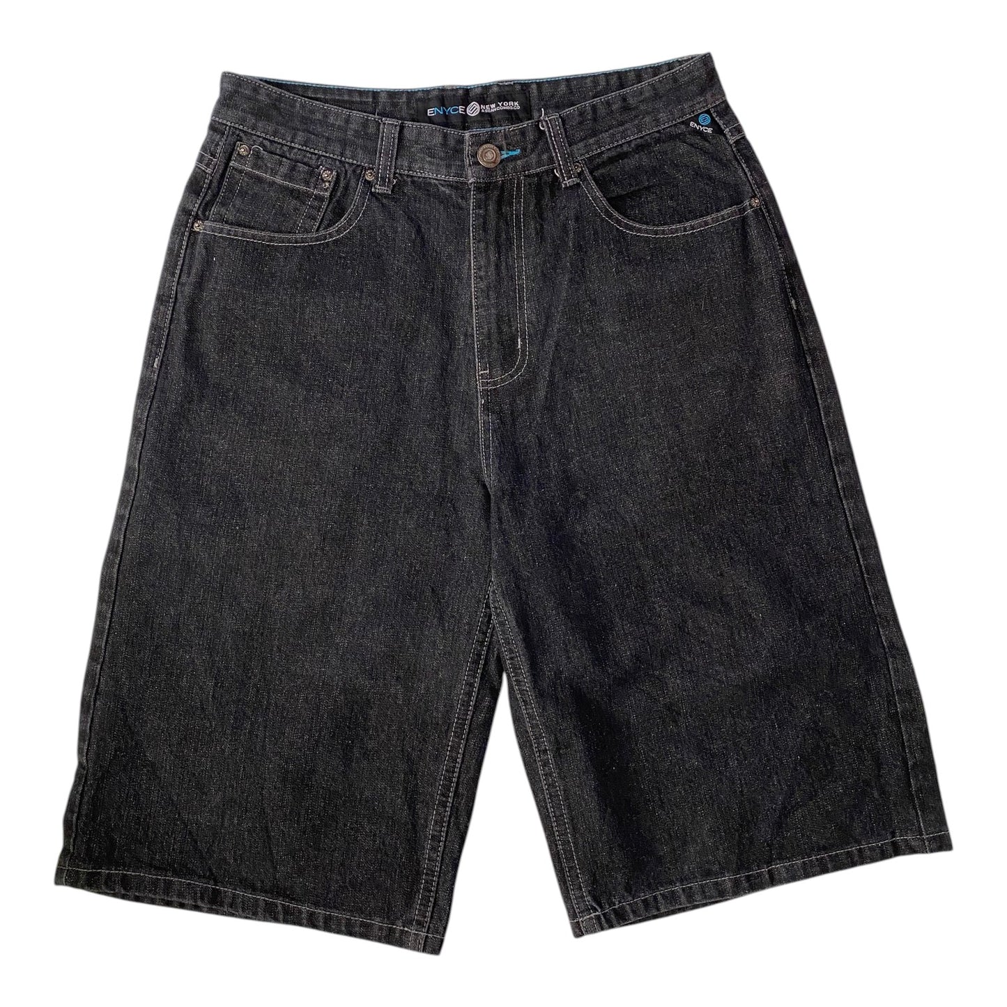 Sean Combs Co Enyce Dark Grey Jeans Shorts