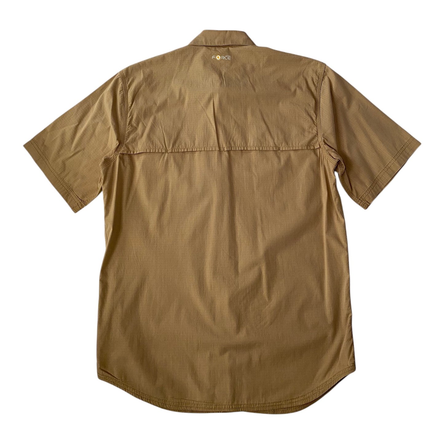 Carhartt Men's Force Lightweight Relaxed Fit Beige Shirt