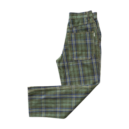 Gasolio Green Plaid Pants