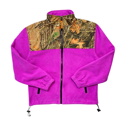 Trailcrest Purple Camo Zip Up Fleece