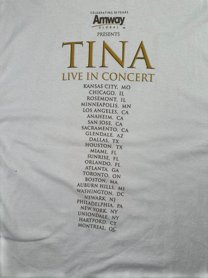 2008 Tina Turner Live in Concert Tour White Tee